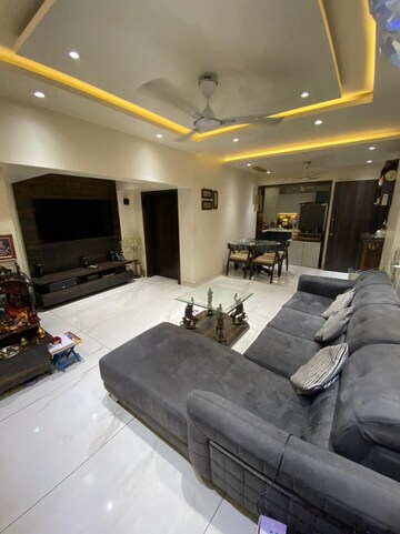Living Room in 2 BHK Apartment at Eden Woods complex, Manpada – for Sale