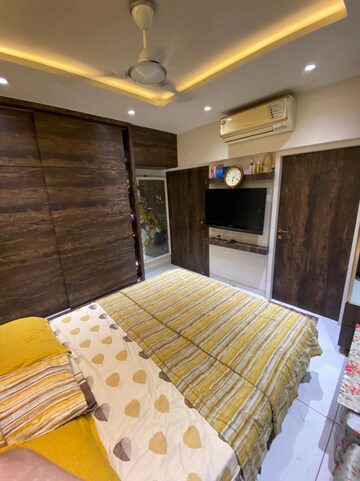 Bedroom in 2 BHK Apartment at Eden Woods complex, Manpada – for Sale