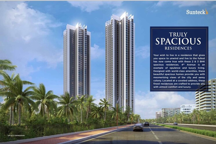Exterior View, sunteck-city-avenue-4 3 Bedroom 1597 Sq.Ft. Apartment In Goregaon West Mumbai 8180370