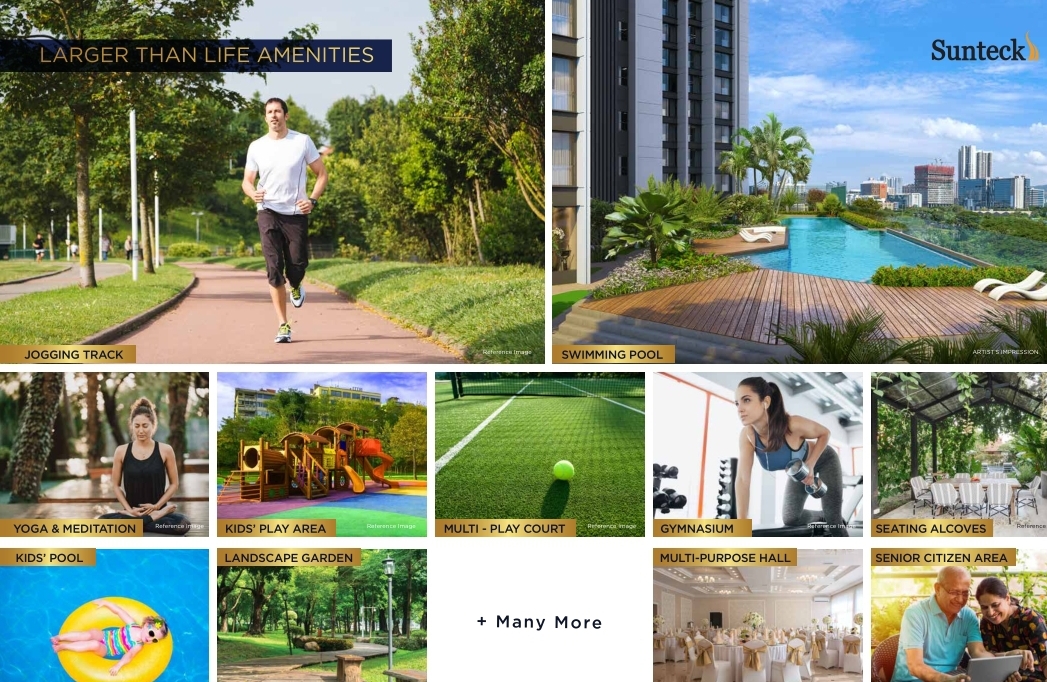 3 BHK Apartment For Sale in Sunteck City Avenue 4