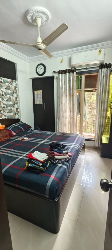 Master Bedroom in 2 BHK Builder Floor at Salasar Kasturi Grandeur, Bhayandar West – for Sale