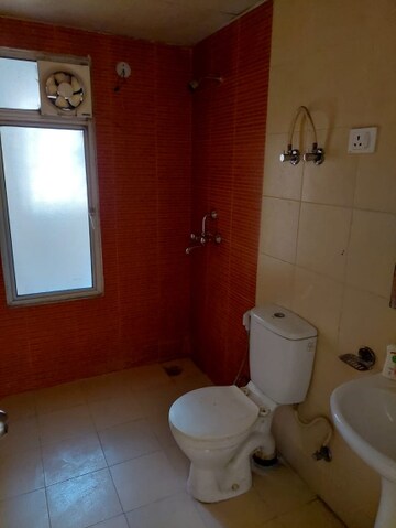 Bathroom in 3 BHK Apartment at Mahagun Mywoods, Sector 16c Greater Noida – for Rent