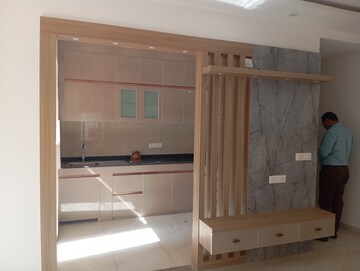 Living Room in 3 BHK Apartment at Rishita Manhattan, Gomti Nagar – for Rent
