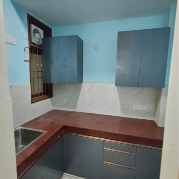 Kitchen in 2 BHK Builder Floor at Saket – for Rent