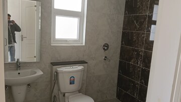 Bathroom in 3 BHK Builder Floor at Omaxe New Chandigarh, North Mullanpur – for Rent