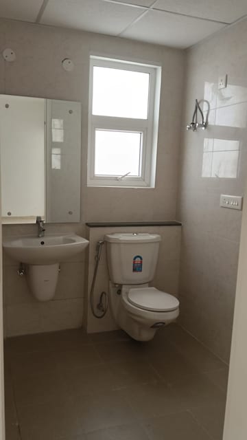 Bathroom in 3 BHK Builder Floor at Omaxe New Chandigarh, North Mullanpur – for Rent