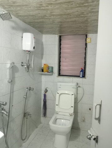 Bathroom in 2 BHK Apartment at Om Gokul Nagari CHS, Kandivali East – for Rent