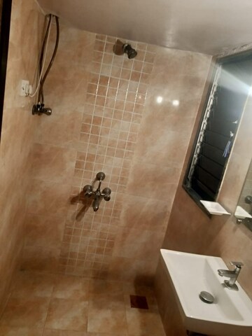 Bathroom in 3 BHK Independent House at Unnat Nagar CHS, Goregaon West – for Rent