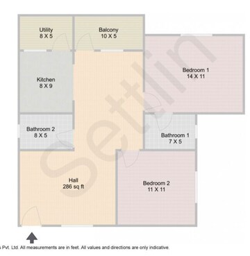 Master Plan in 2 BHK Apartment at VRR Nest, Hosur Road – for Sale