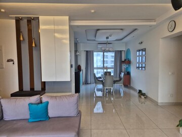 Living Room in 3 BHK Apartment at SNN Clermont, Hebbal – for Rent