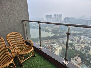 Balcony in 3 BHK Apartment at SNN Clermont, Hebbal – for Rent