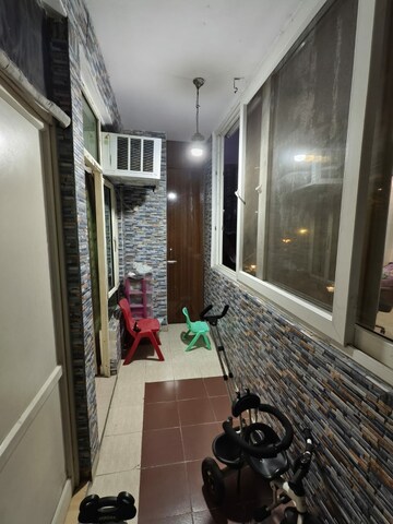 Balcony in 2 BHK Apartment at JKG Palm Resort, Raj Nagar Extension – for Rent