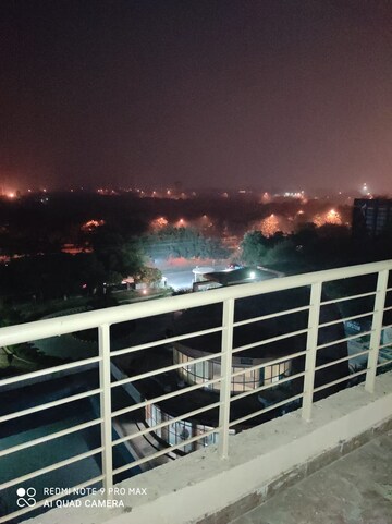 Balcony in Studio Apartment at Supertech Czar Suites, Omicron I Greater Noida – for Rent