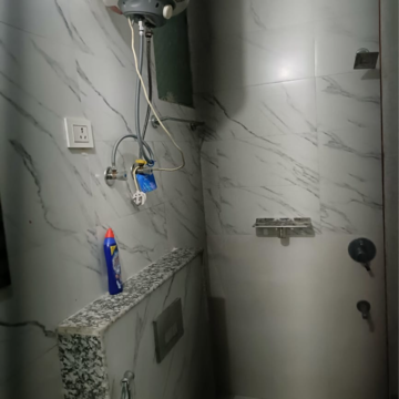Bathroom in 4 BHK Builder Floor at Sector 46 – for Rent