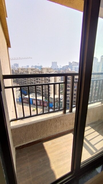 Balcony in 2 BHK Apartment at Raunak City Sector 4, Kalyan West – for Rent