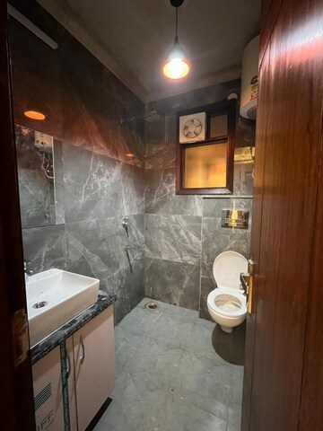 Bathroom in 2 BHK Builder Floor at Saket – for Rent