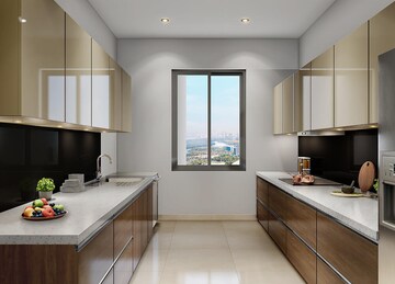 Kitchen in 2 BHK Apartment at Kolte Patil Verve, Bangur Nagar – for Rent