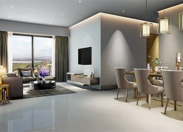 Living Room in 2 BHK Apartment at Kolte Patil Verve, Bangur Nagar – for Rent