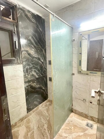 Bathroom in 3 BHK Builder Floor at Saket – for Rent