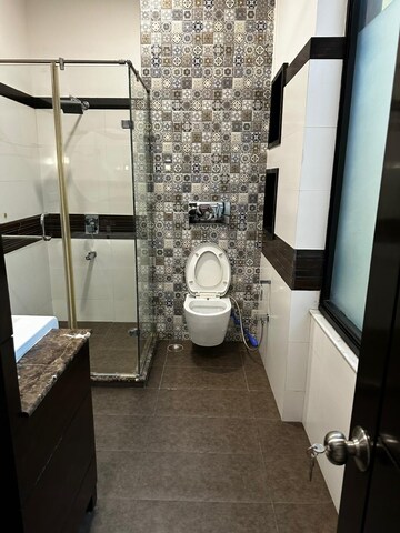 Bathroom in 4 BHK Builder Floor at Hauz Khas – for Rent