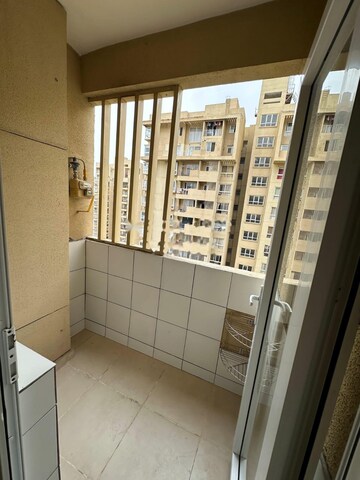 Balcony in 2 BHK Apartment at Bhartiya Nikoo Homes, Thanisandra Main Road – for Rent