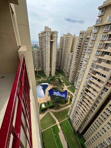 Balcony in 2 BHK Apartment at Bhartiya Nikoo Homes, Thanisandra Main Road – for Rent