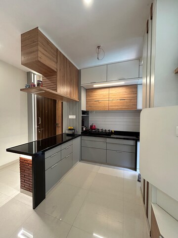 Kitchen in 2 BHK Apartment at Marathon Nexzone Atlas 1, New Panvel – for Rent