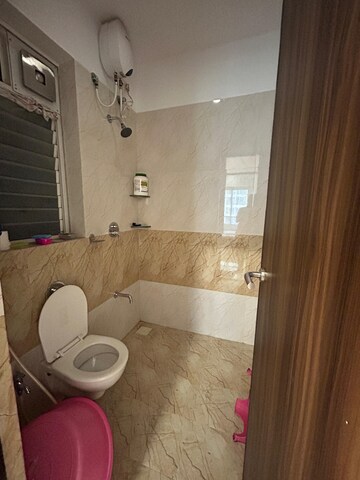 Bathroom in 2 BHK Apartment at Marathon Nexzone Atlas 1, New Panvel – for Rent