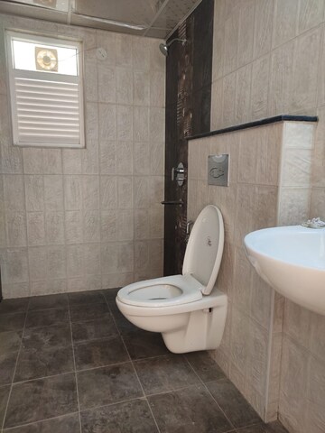 Bathroom in 3 BHK Apartment at Mahaveer Ranches, Hosa Road – for Rent