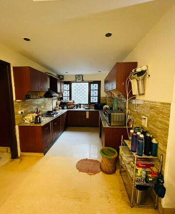 Kitchen in 3 BHK Builder Floor at Greater Kailash I – for Rent
