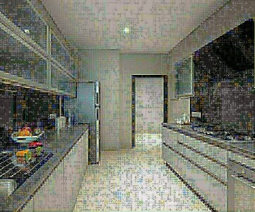 Building Lobby in 3 BHK Apartment at Satellite Tower, Goregaon East – for Rent