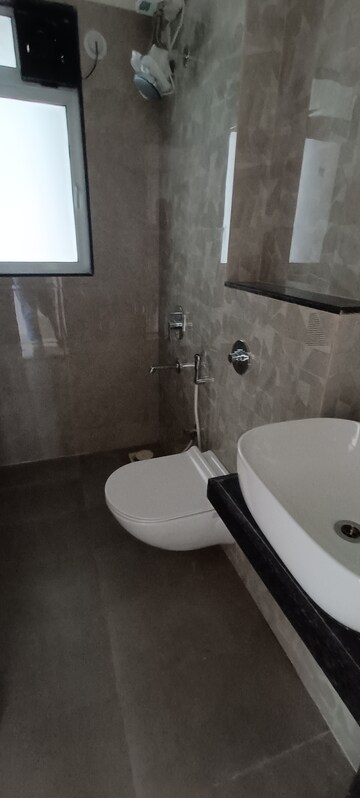 Bathroom in 2 BHK Apartment at Ashar Axis, Majiwada – for Rent