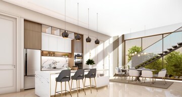 Kitchen in 4 BHK Villa at Narsingi – for Sale