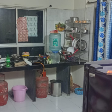 Living Room in 2 BHK Apartment at Chandan Nagar – for Rent
