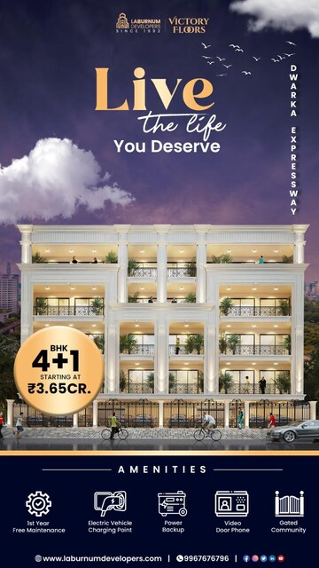 3 BHK Builder Floor – Exterior View View at Sector 89 - for Sale