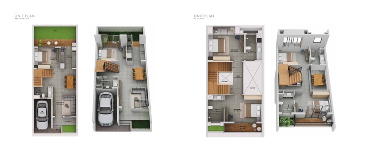 Floor Plan, srijan-botanica 4 Bedroom 3009 Sq.Ft. Villa In Rajpur Sonarpur Kolkata 8182989