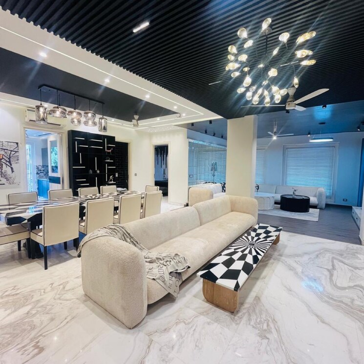 Living Room, unitech-south-city-ii 4 Bedroom 4500 Sq.Ft. Builder Floor In South City 2 Gurgaon 8182885