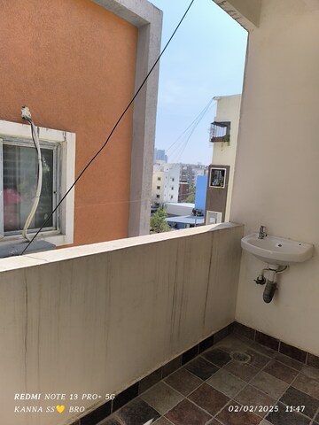 Balcony in 2 BHK Apartment at Ameenpur – for Rent