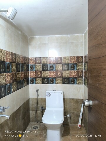 Bathroom in 2 BHK Apartment at Ameenpur – for Rent