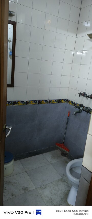 Bathroom in 3 BHK Apartment at Vasundhara Enclave – for Rent