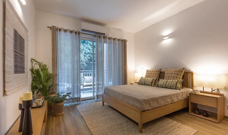 Bedroom, godrej-habitat 2 Bedroom 1400 Sq.Ft. Apartment In Sector 3 Gurgaon 8182983