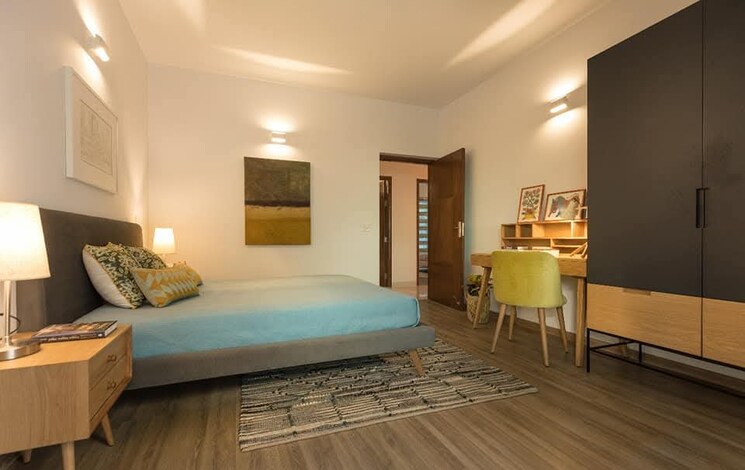 Bedroom, godrej-habitat 2 Bedroom 1400 Sq.Ft. Apartment In Sector 3 Gurgaon 8182983