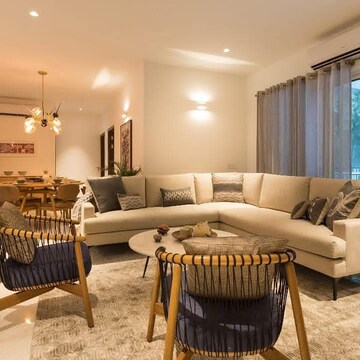 Living Room in 2 BHK Apartment at Godrej Habitat, Sector 3 – for Sale