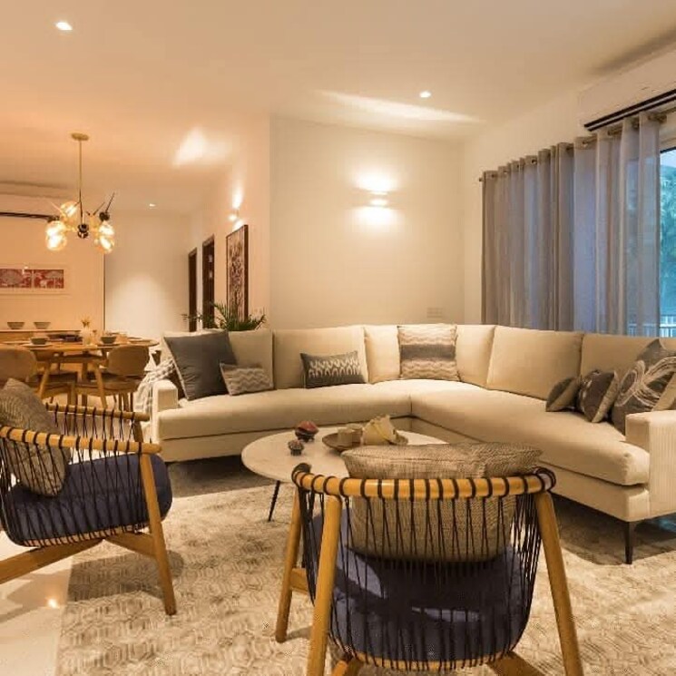 Living Room, godrej-habitat 2 Bedroom 1400 Sq.Ft. Apartment In Sector 3 Gurgaon 8182983