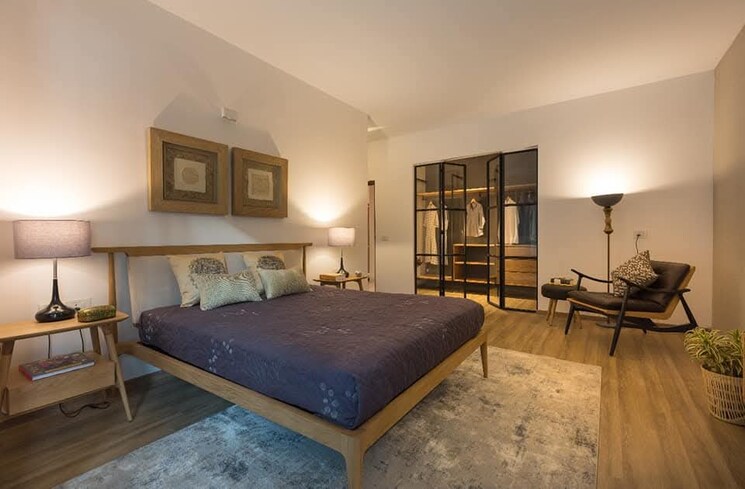 Bedroom, godrej-habitat 2 Bedroom 1400 Sq.Ft. Apartment In Sector 3 Gurgaon 8182983