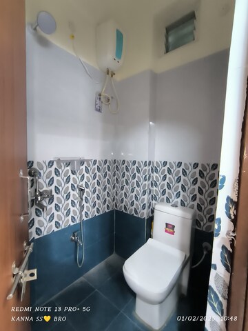 Bathroom in 2 BHK Apartment at Ameenpur – for Rent