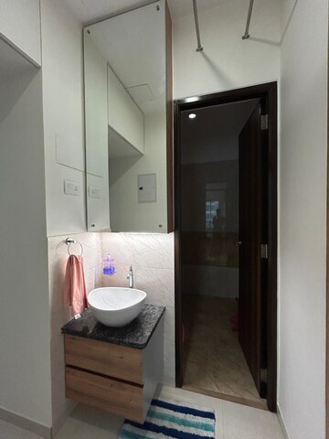 Bathroom in 2 BHK Apartment at Marathon Nexzone, New Panvel – for Rent