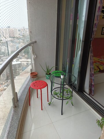 Balcony in 2 BHK Apartment at Sunteck City Avenue 1, Goregaon West – for Rent