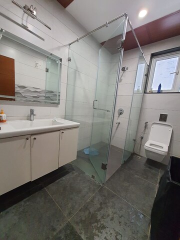 Attached Bathroom in 3 BHK Apartment at My Home Bhooja, Hi Tech City – for Rent