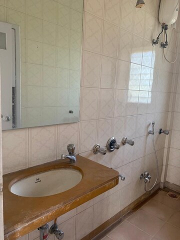 Bathroom in 2 BHK Apartment at Bandra West – for Rent